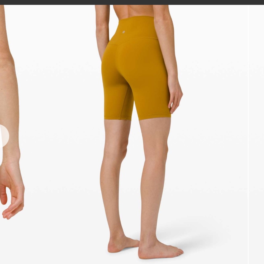 Lululemon align short 8” gold spice size 4